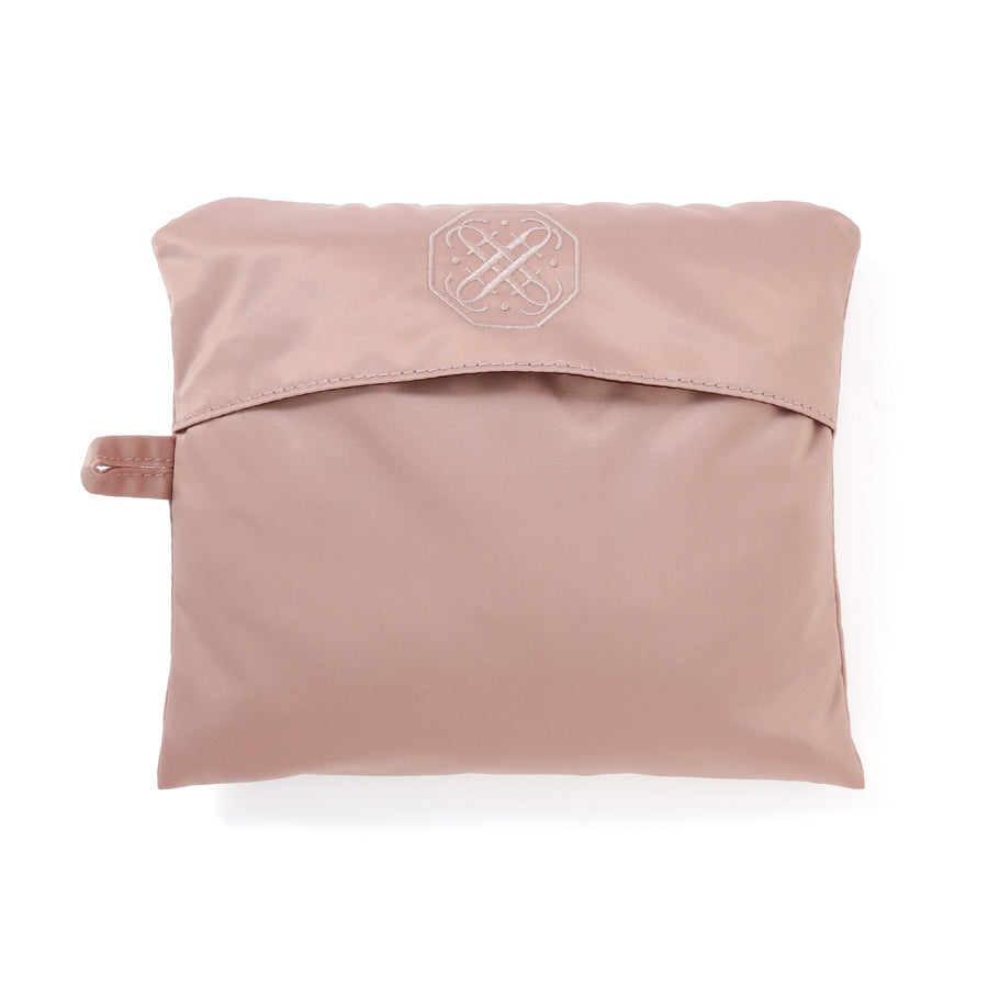 バイカラーサテン 圧縮オーガナイザー M ピンク×ブラウン