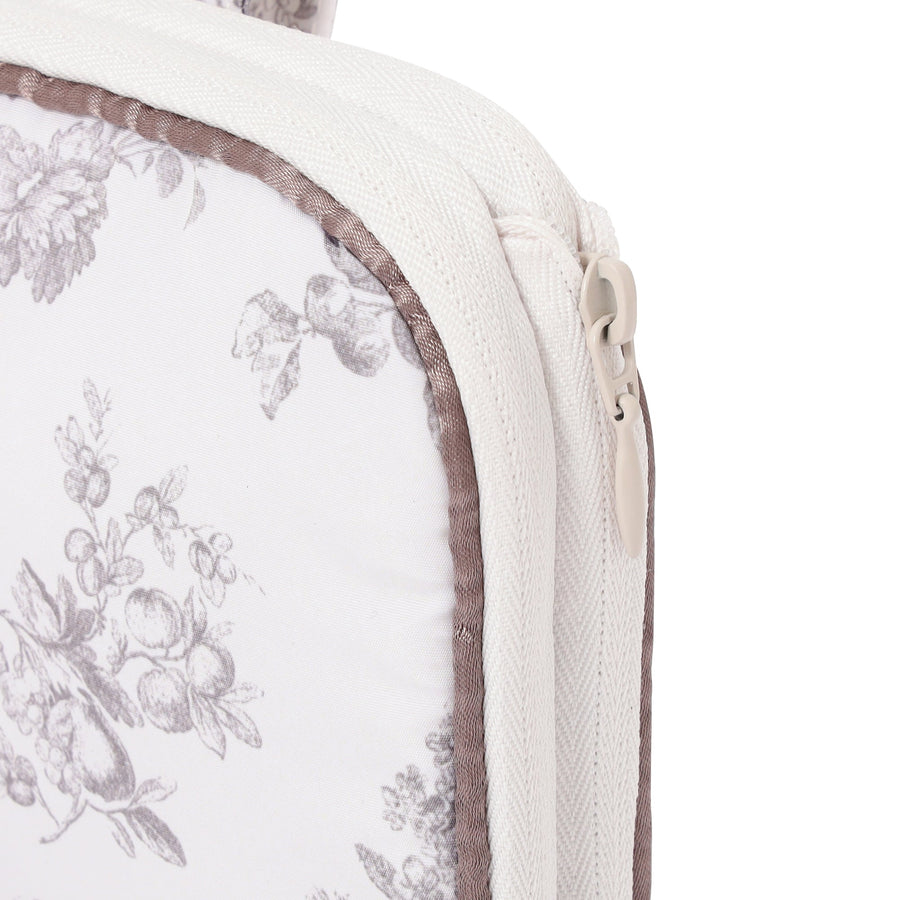 クラシックフラワー サニタリー圧縮ポーチ ライトピンク