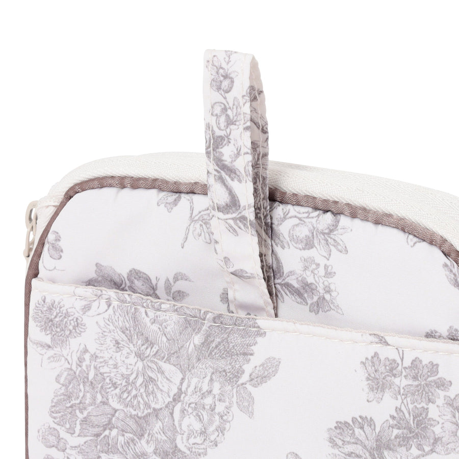 クラシックフラワー サニタリー圧縮ポーチ ライトピンク