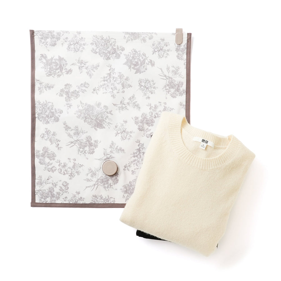 クラシックフラワー 空気圧縮パック ライトピンク