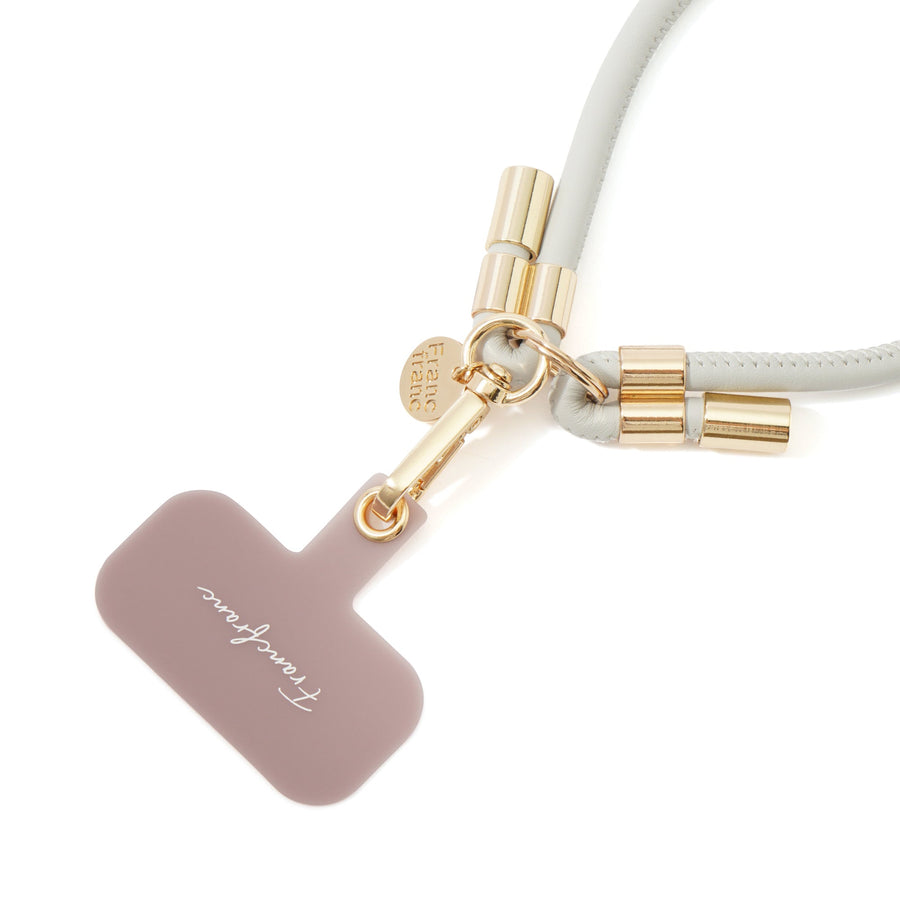 スマホハンドストラップ シンプル 2 グレー