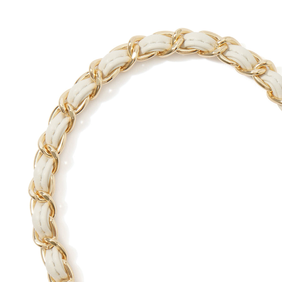 スマホハンドストラップ チェーン 2 ホワイト