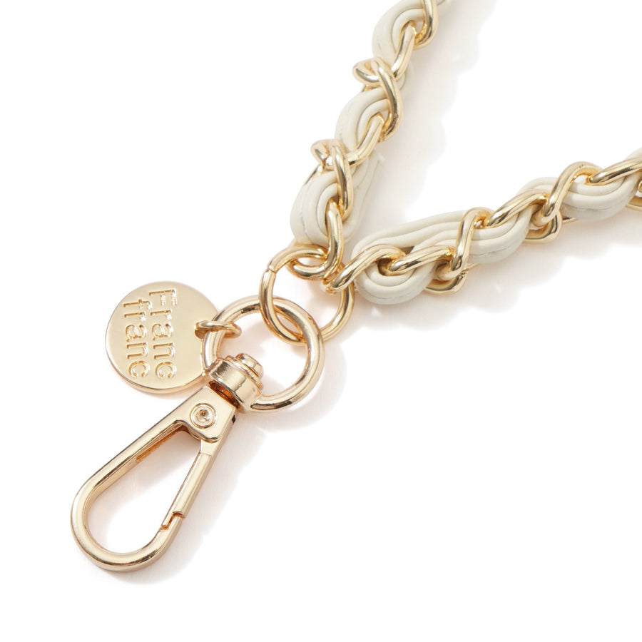 スマホハンドストラップ チェーン 2 ホワイト