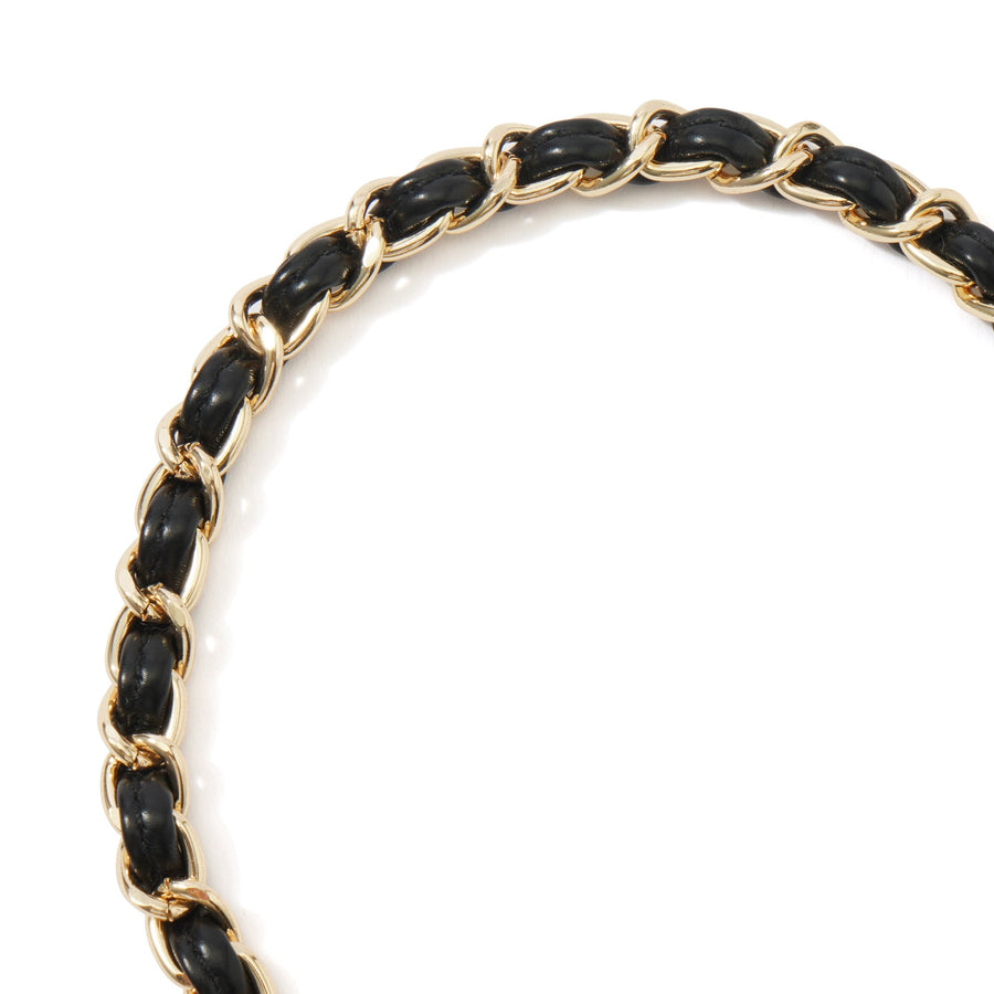 スマホハンドストラップ チェーン 2 ブラック