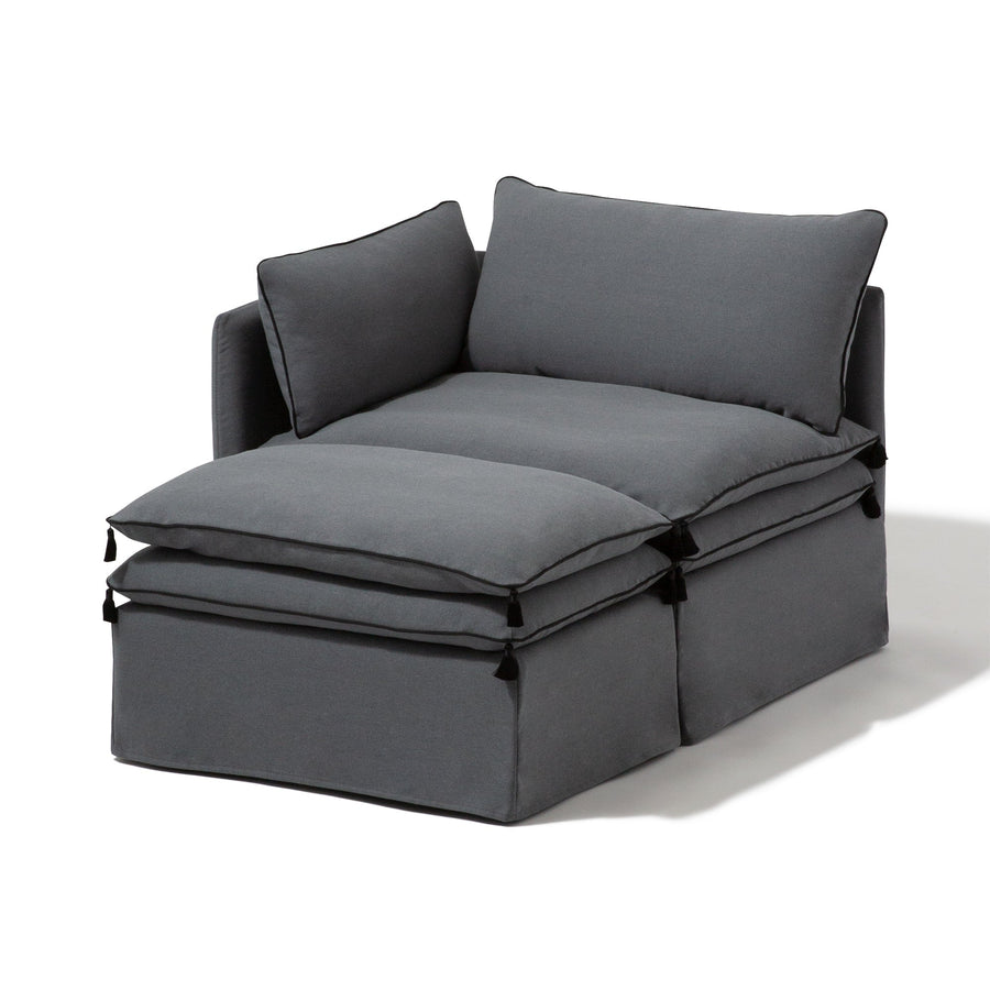 SUIGNUE Sofa R Dark Grey