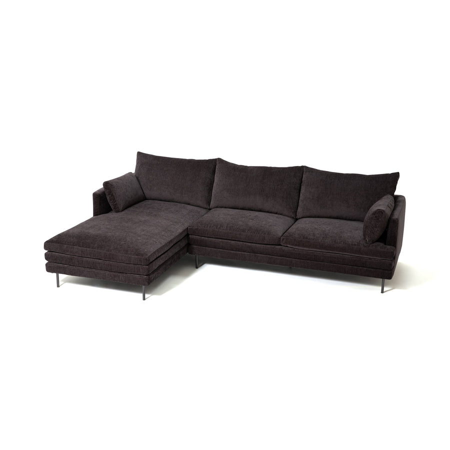 Large sofa L dark grey