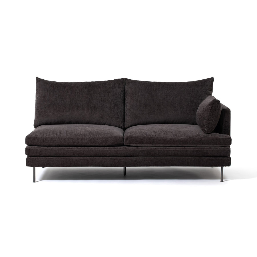 Large sofa L dark grey