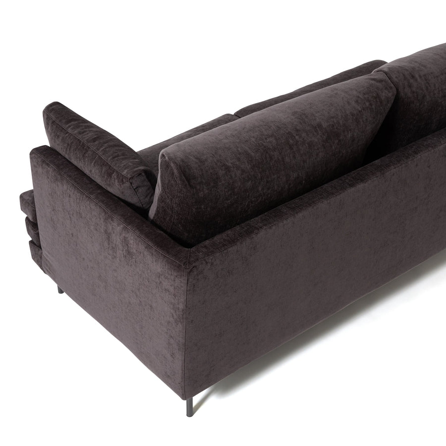 Large sofa L dark grey