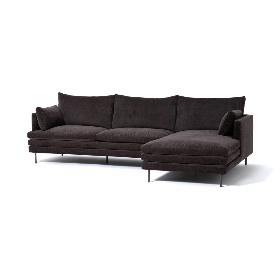 Large sofa R dark grey