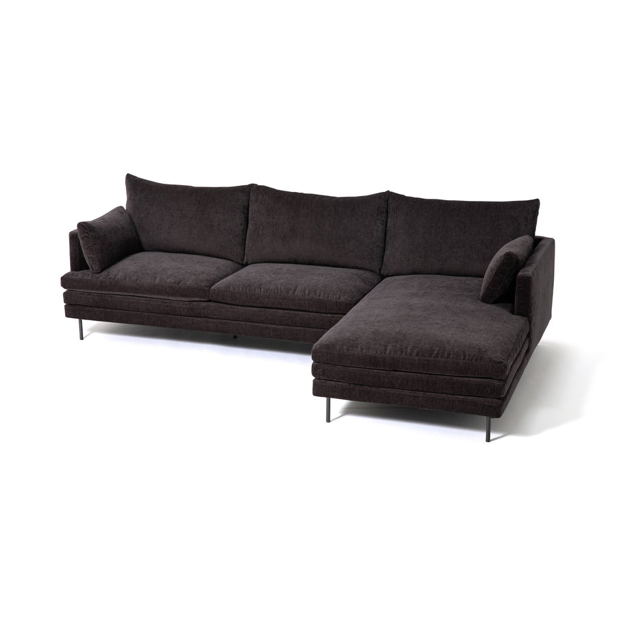 Large sofa R dark grey