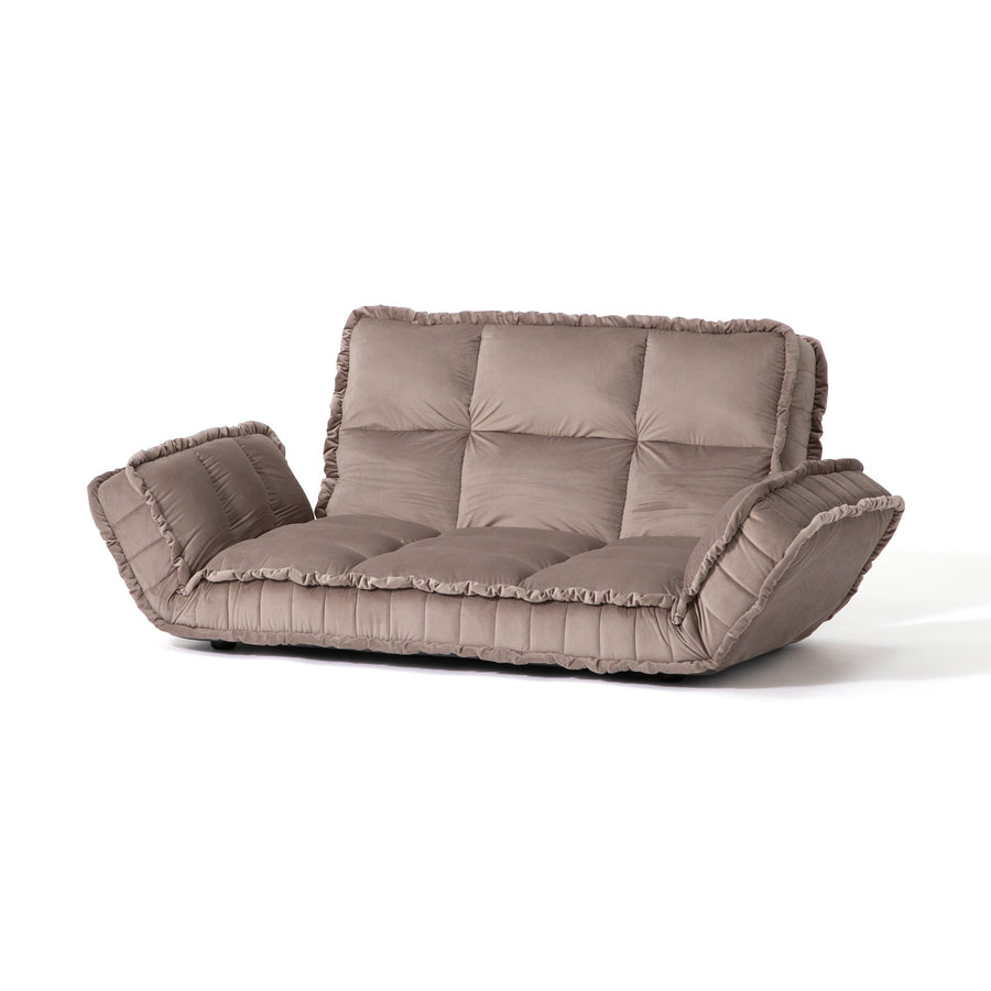 Pisora ​​Compact Sofa Bed 2 Greige (W1270-1720)