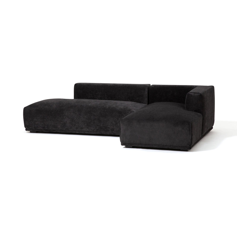 メーネ カウチ 2 R ブラック（W815）