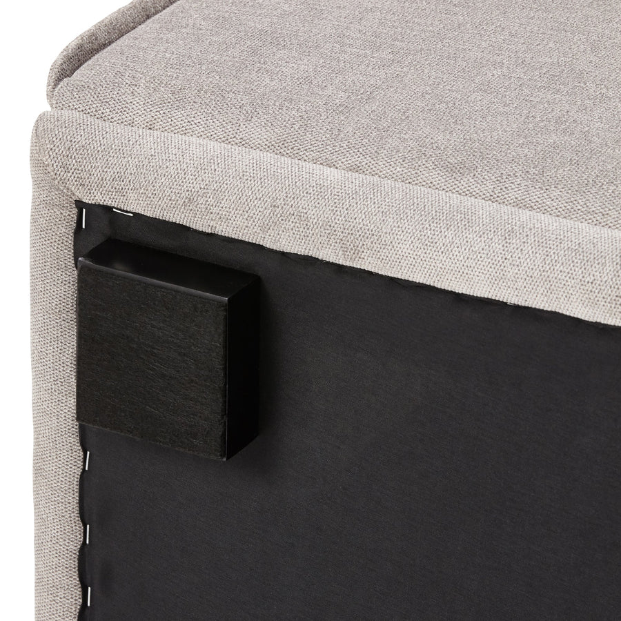 メーネ オットマン 2 ライトグレー（W815）