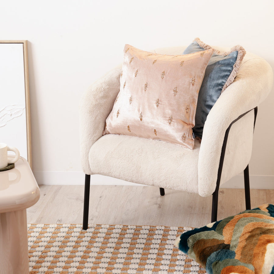 ペルシア ソファ ベージュ×ブラック（W720）