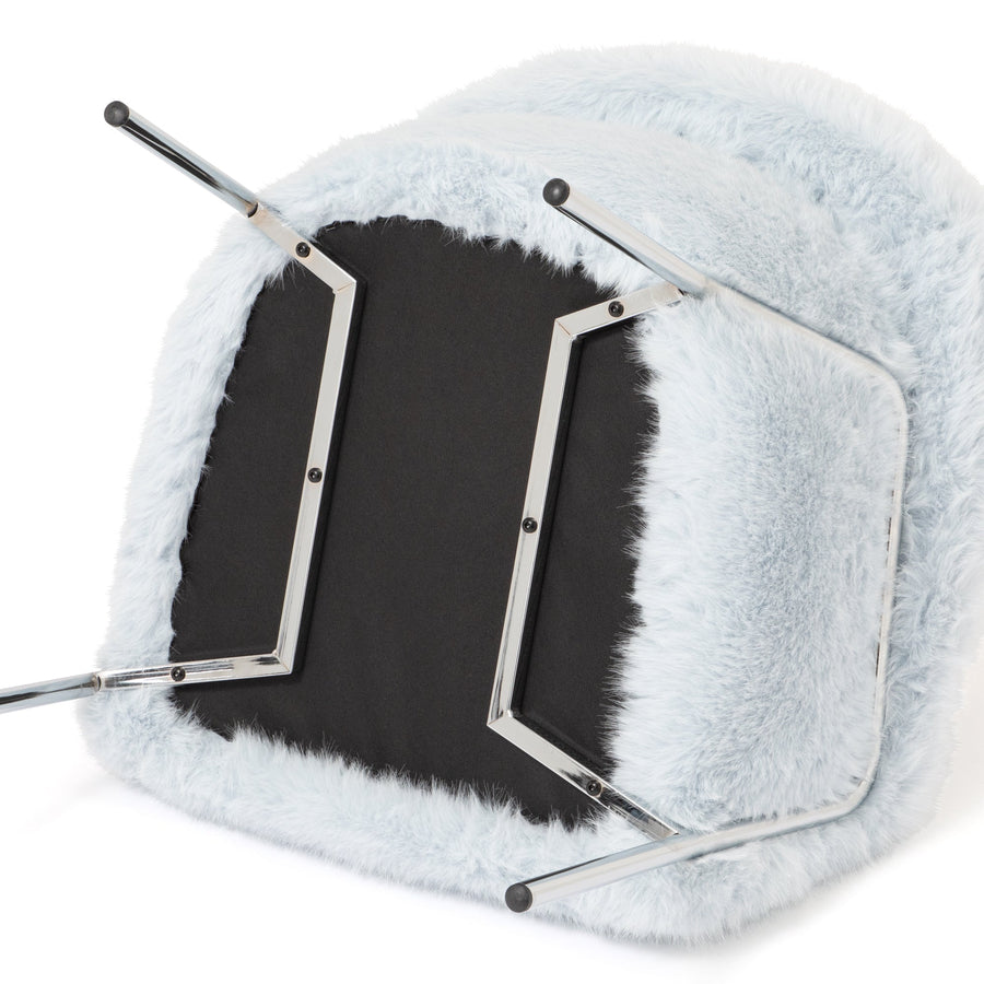 ペルシア ソファ ライトブルー×シルバー（W720）