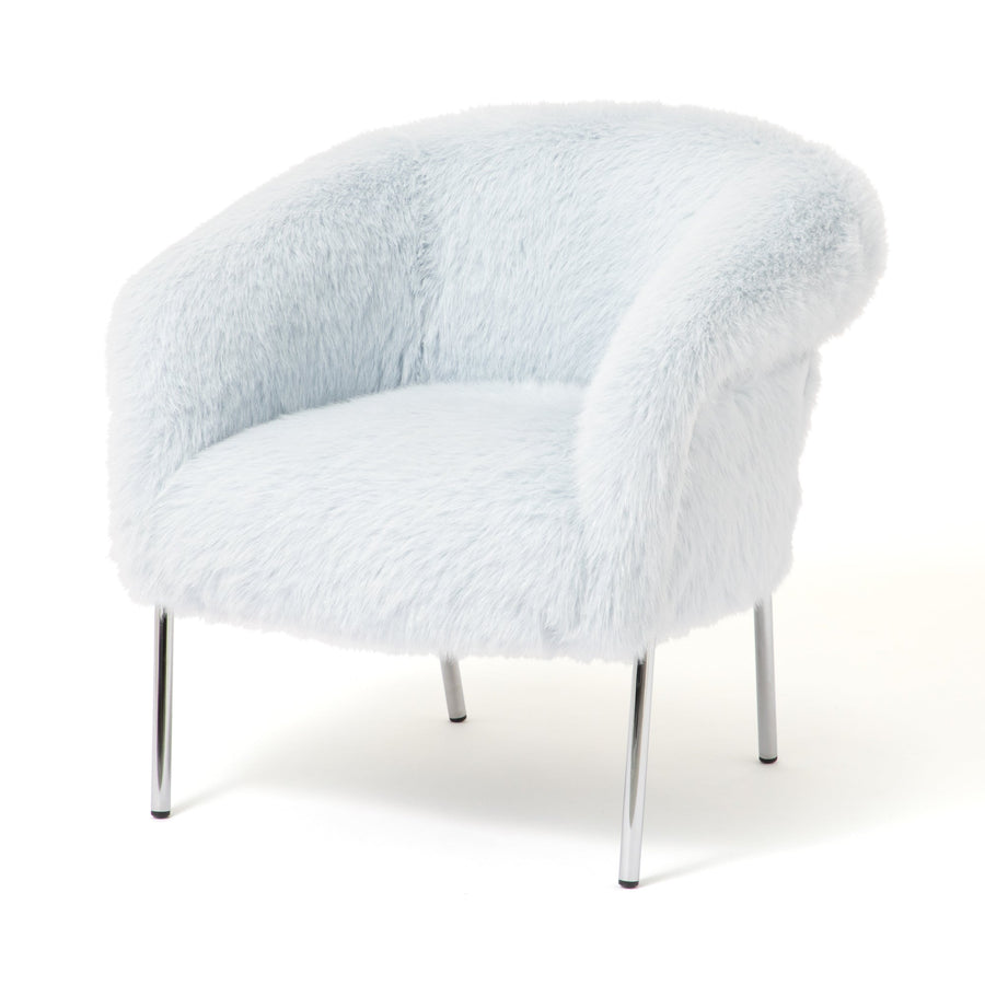 ペルシア ソファ ライトブルー×シルバー（W720）