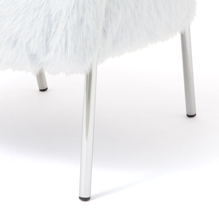 ペルシア ソファ ライトブルー×シルバー（W720）