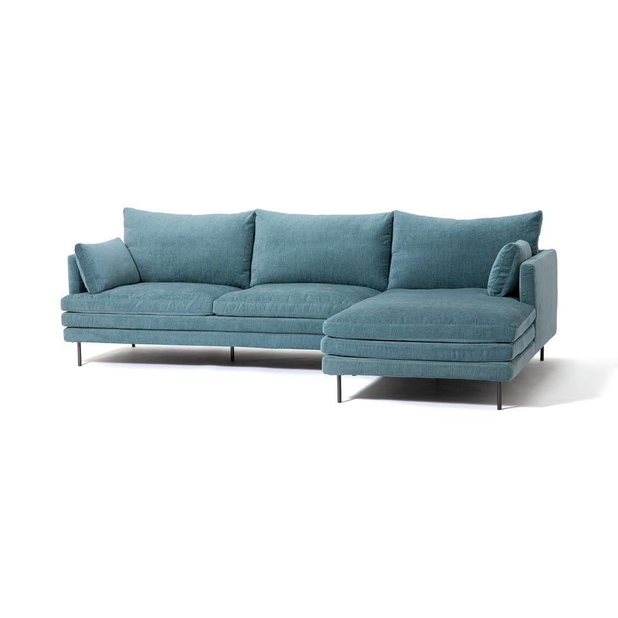 Large sofa R blue