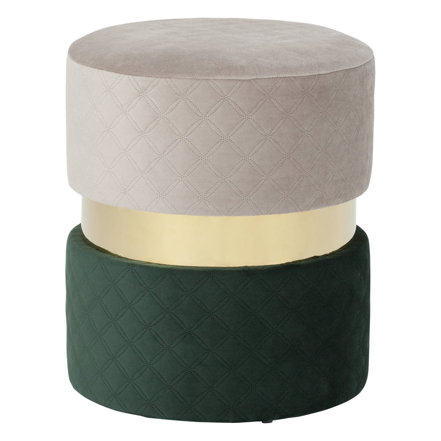 Gem Stool Gray x Green