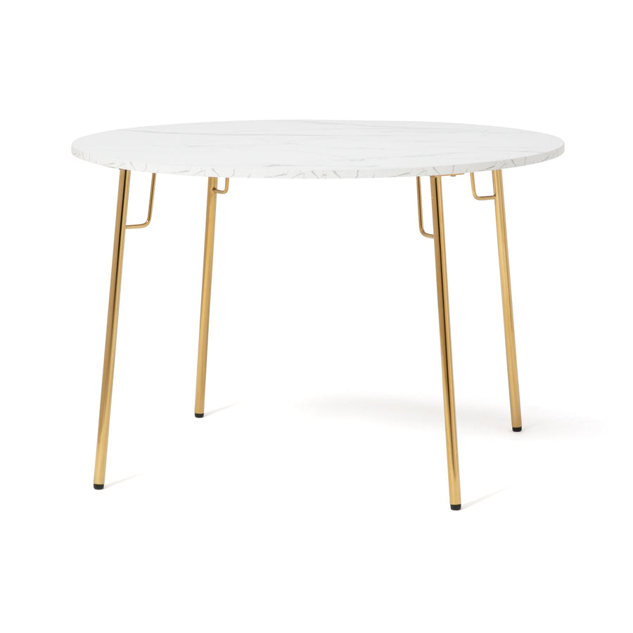 Bell Dining Table Round Marble x Gold (φ1100)