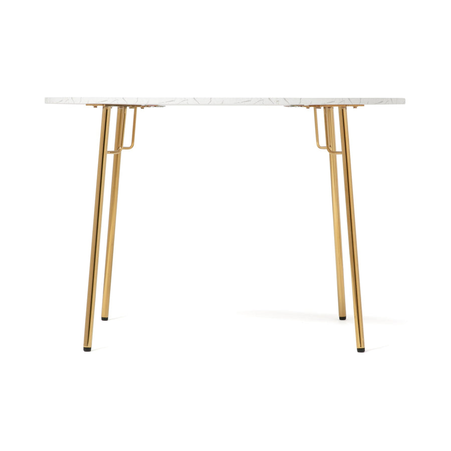 Bell Dining Table Round Marble x Gold (φ1100)