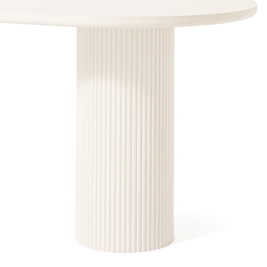 パルム ダイニングテーブル ホワイト（W1600）