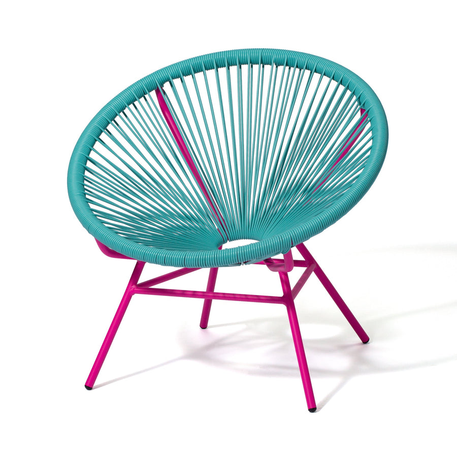 Lotus Personal Chair Turquoise x Pink