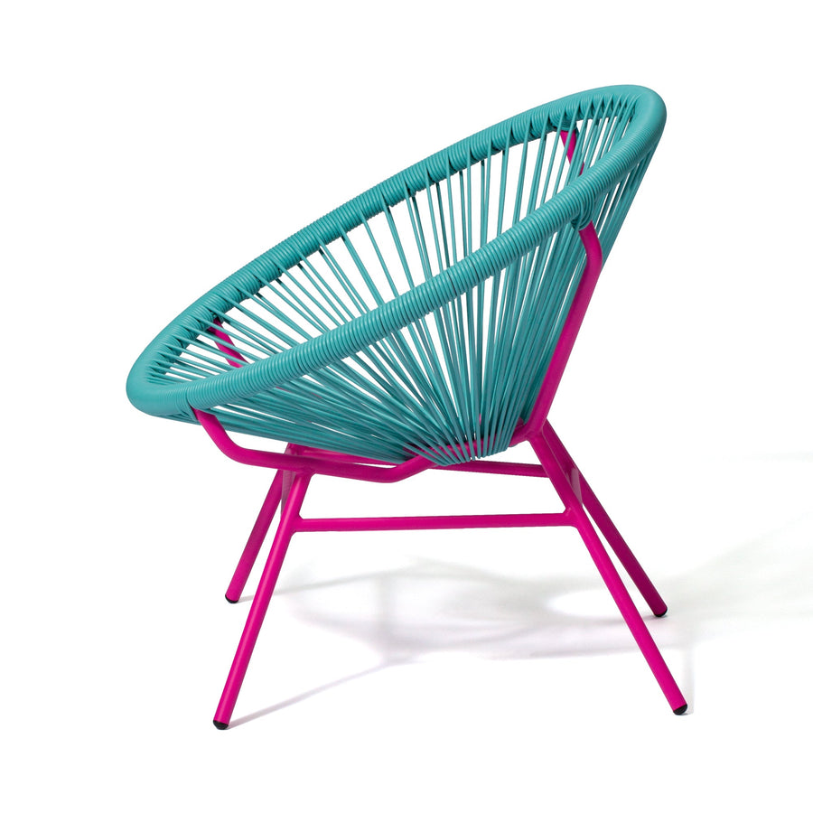 Lotus Personal Chair Turquoise x Pink