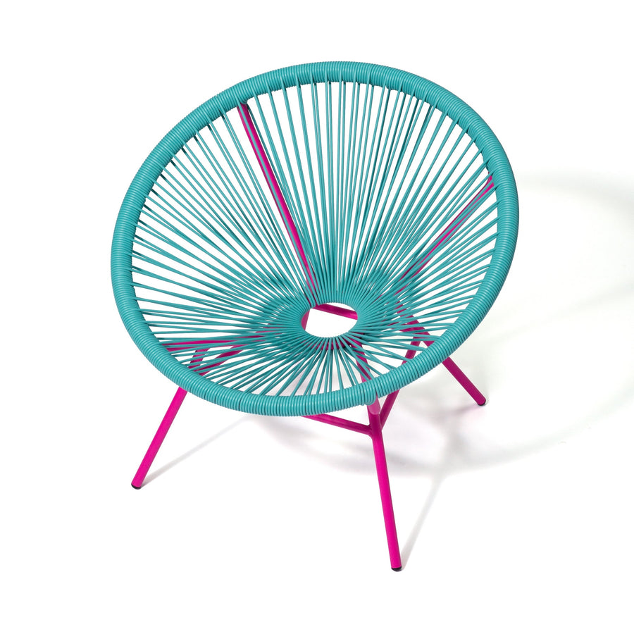 Lotus Personal Chair Turquoise x Pink