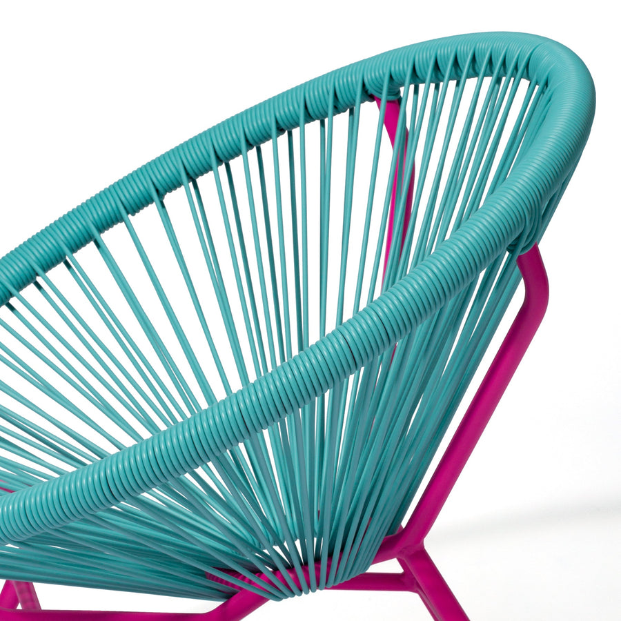 Lotus Personal Chair Turquoise x Pink