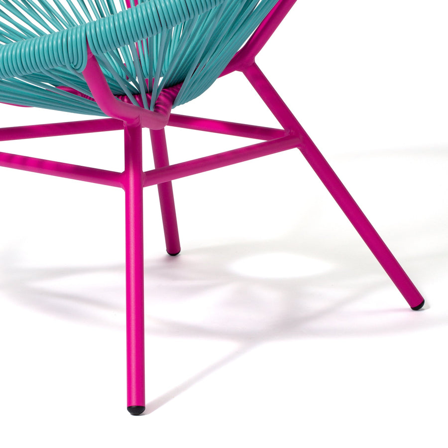 Lotus Personal Chair Turquoise x Pink