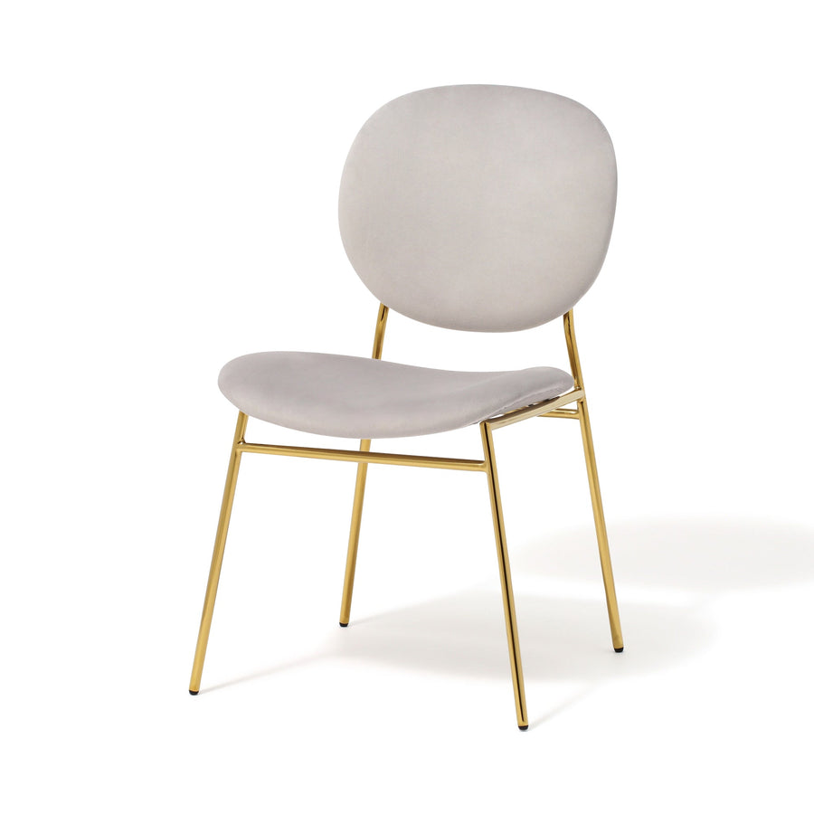 Bell Chair 2 Grey x Gold