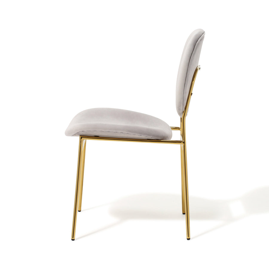 Bell Chair 2 Grey x Gold