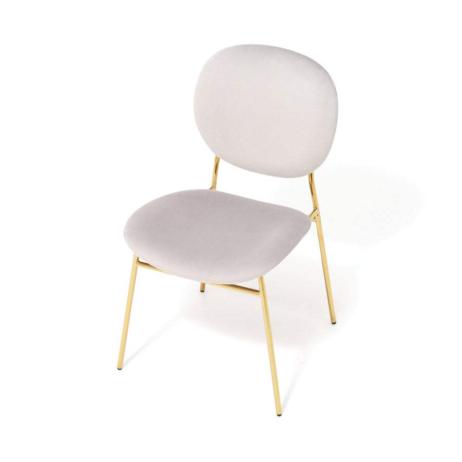 Bell Chair 2 Grey x Gold