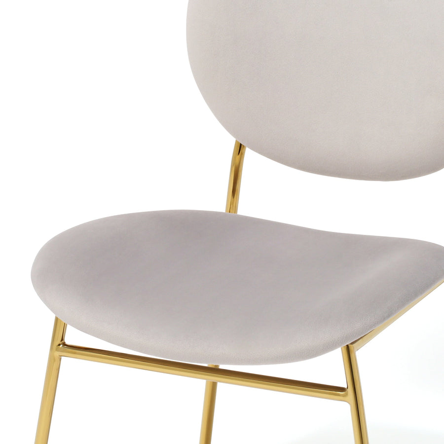 Bell Chair 2 Grey x Gold