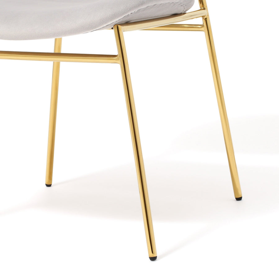 Bell Chair 2 Grey x Gold