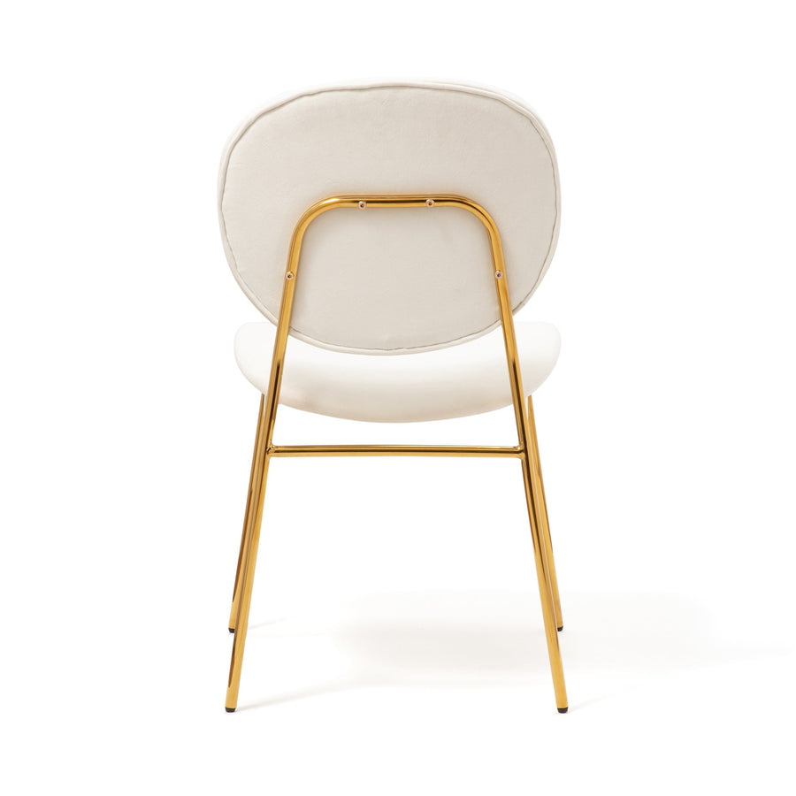 Bell Chair White x Gold