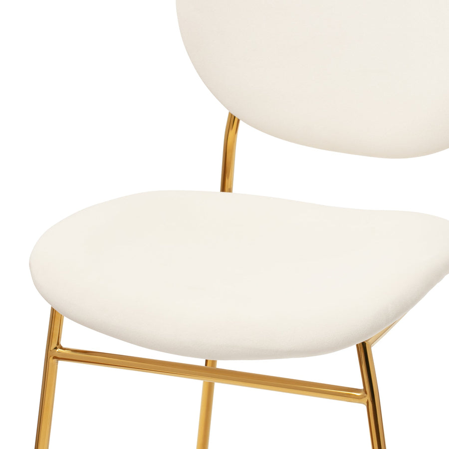 Bell Chair White x Gold