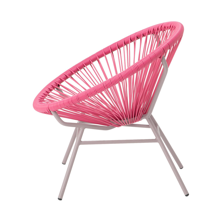 ロータス パーソナルチェア ピンク×グレージュ