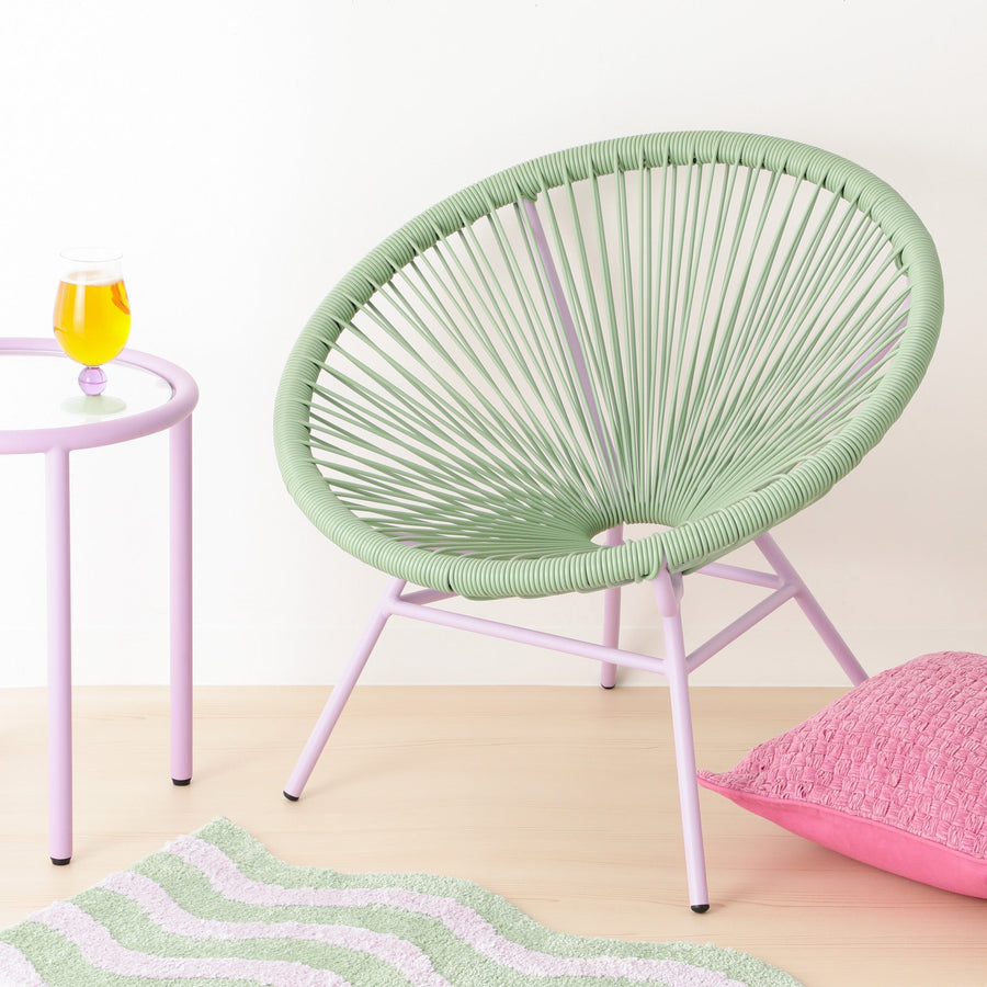 ロータス パーソナルチェア グリーン×パープル