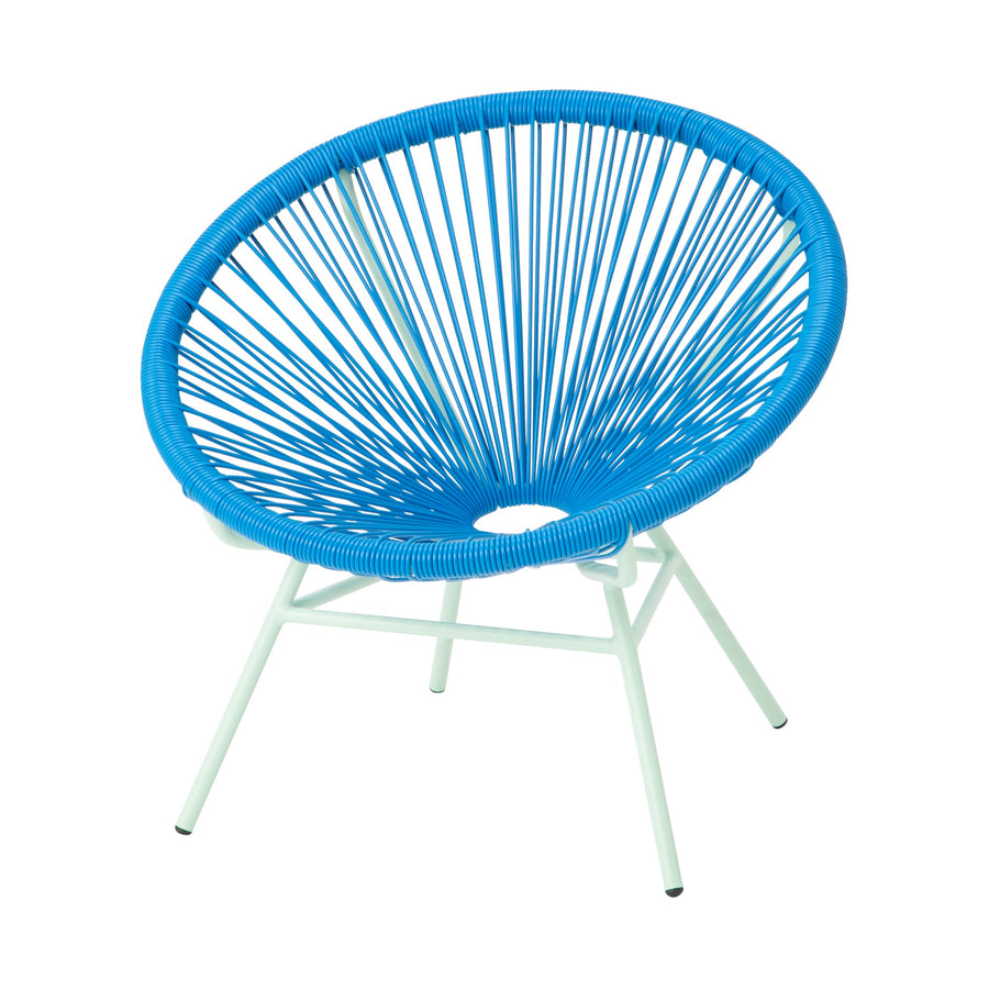 ロータス パーソナルチェア ブルー×ライトグリーン