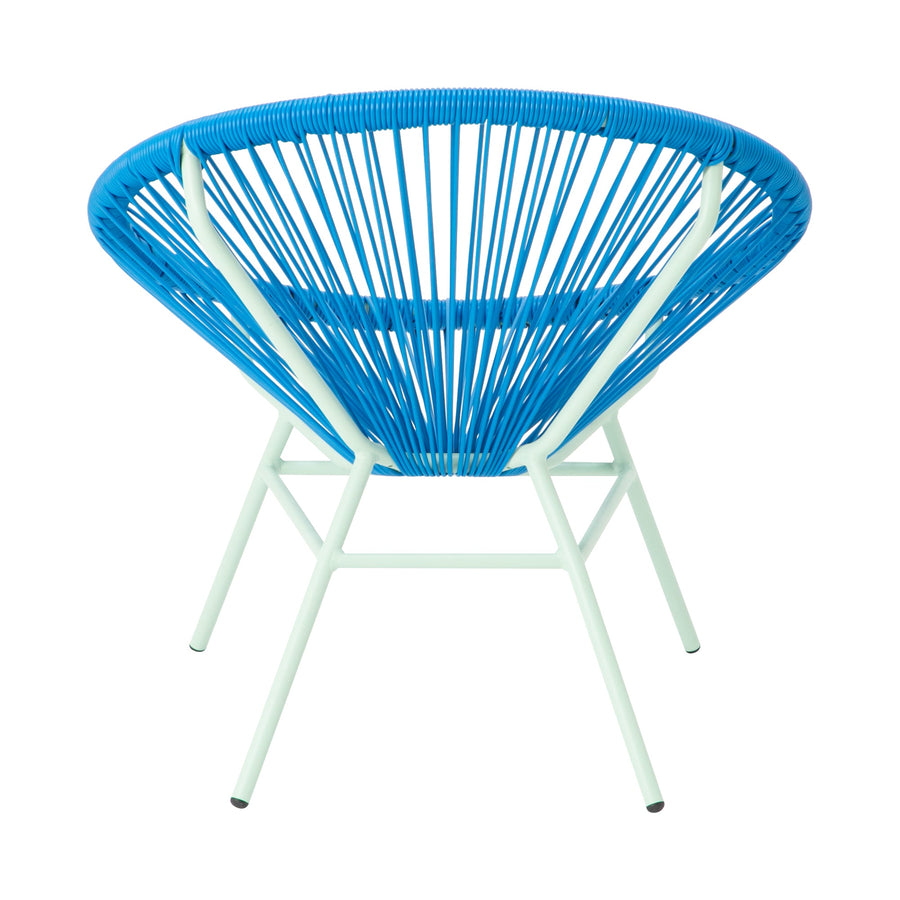 ロータス パーソナルチェア ブルー×ライトグリーン