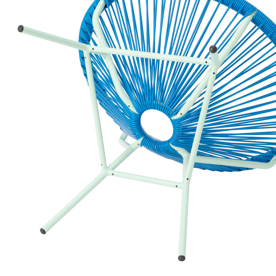 ロータス パーソナルチェア ブルー×ライトグリーン