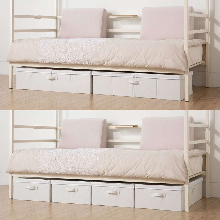 Bron Bed Storage Box White