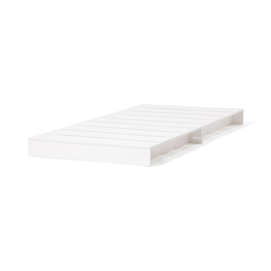 Enkel Low Bed Single White