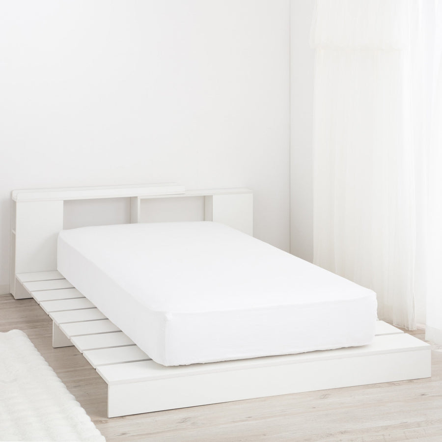 Enkel low bed double white