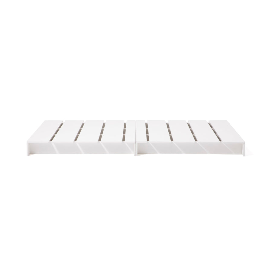 Enkel low bed double white