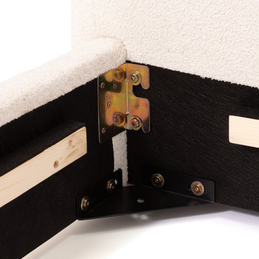 オーベル ベッド セミダブル ホワイト