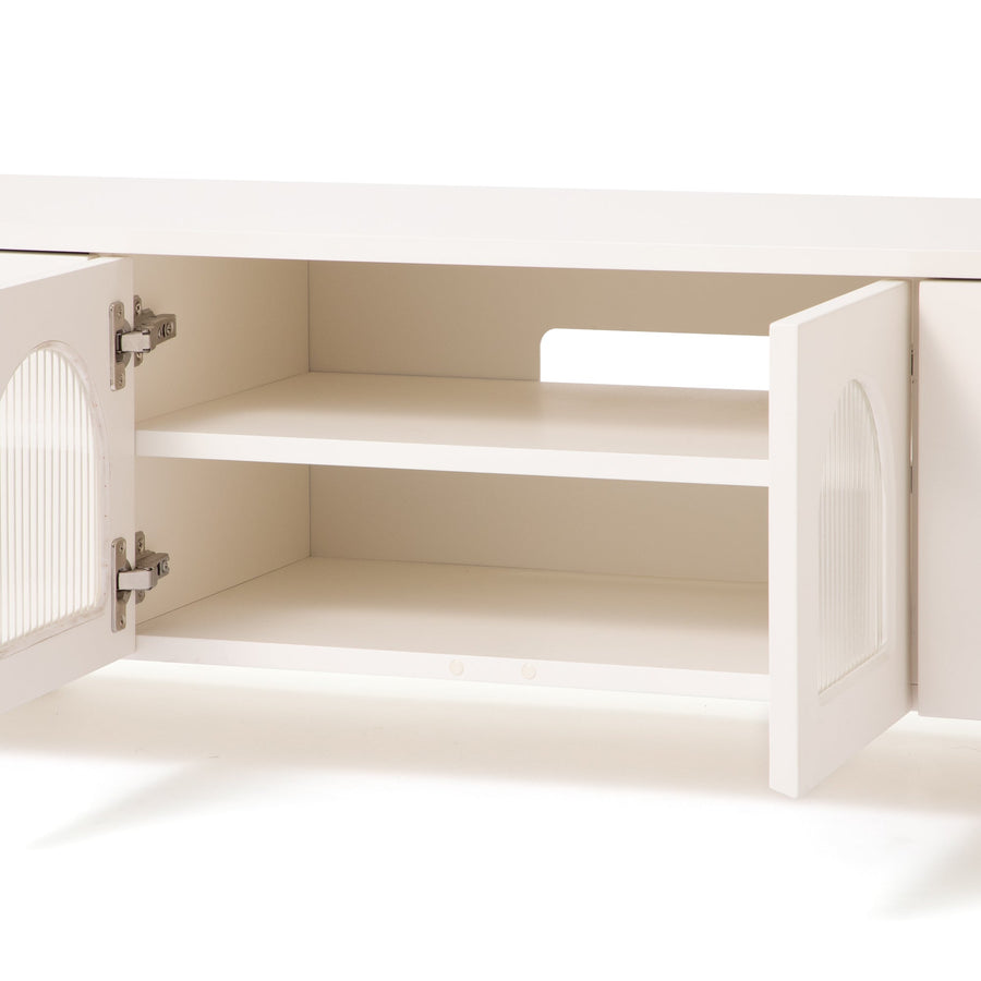 パルム TVボード ホワイト（W1200×H400）