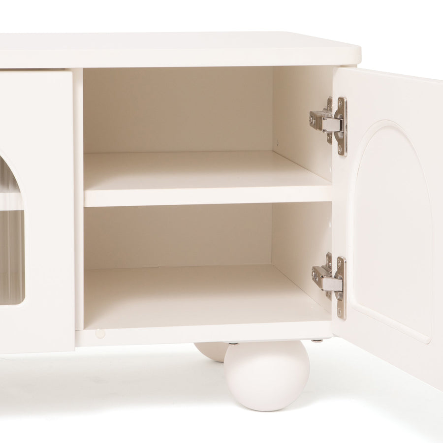 パルム TVボード ホワイト（W1200×H400）